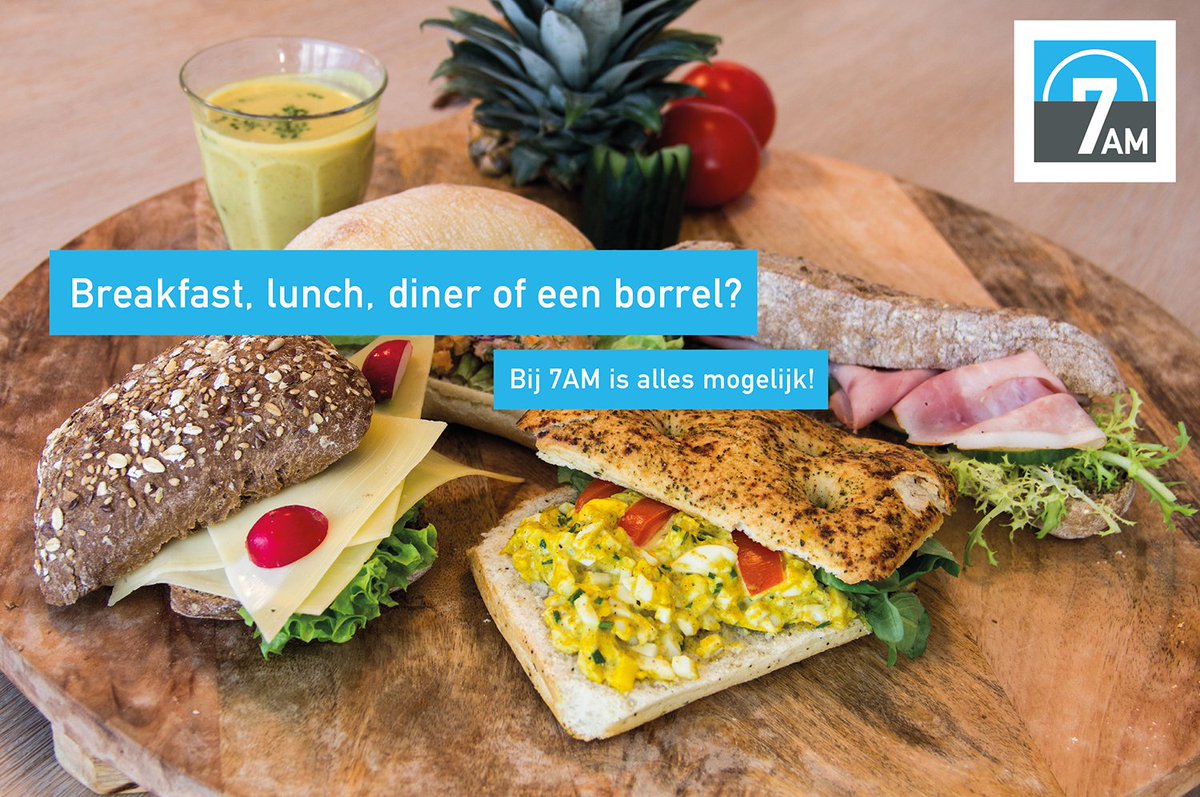 Combineer uw vergadering met onze food arrangementen! 
Kijk op bit.ly/7AMArrangement… voor de mogelijkheden