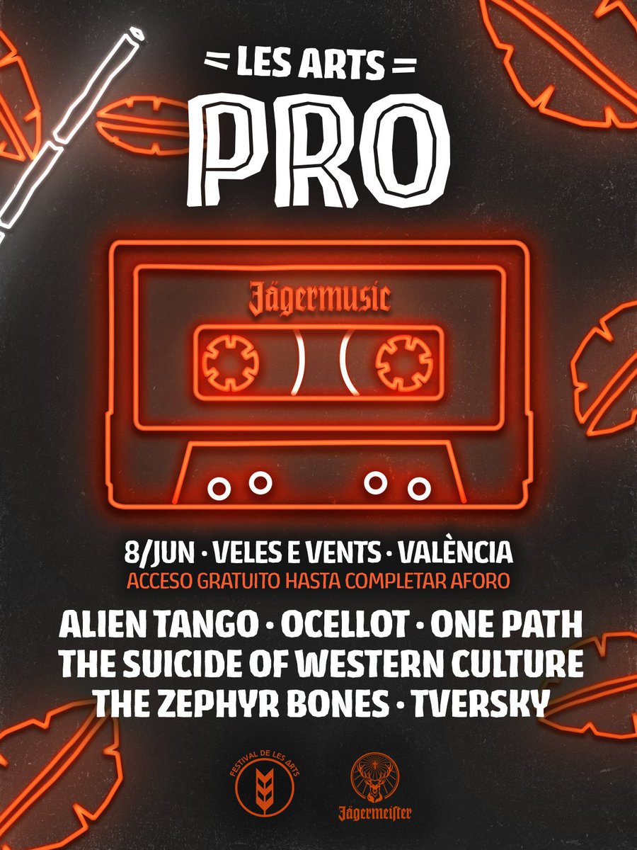 Jagërmusic apoyará a Les Arts PRO y en nuestro Facebook REGALAMOS 1 ABONO DOBLE para el Festival de Les Arts bit.ly/2quN1uA