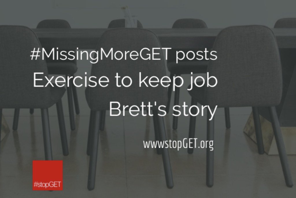 stopGETteam's tweet photo. Brett's story of having to comply with harmful exercise regimen to keep his job… https://t.co/tmUXrdEMGc https://t.co/TSiCRBOipd