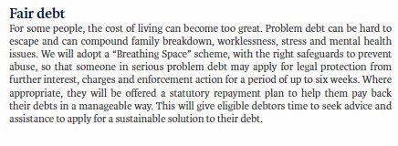 Tory manifesto commits to introducing Breathing Space scheme - we're continuing to call on all parties to include it #torymanifesto