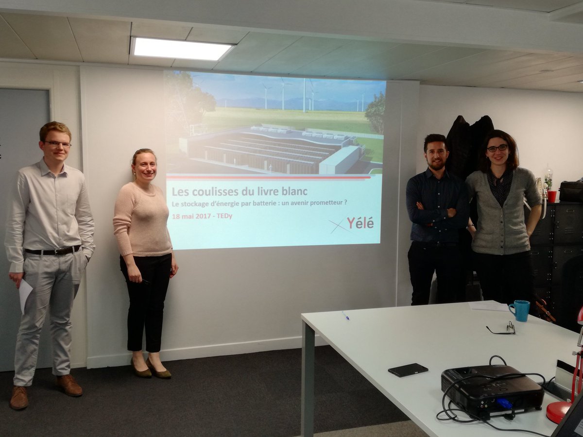 Yele_Consulting's tweet photo. #TEDy Présentation à toute l'équipe de notre #LivreBlanc sur le #stockage de  #energie #transitionenergetique https://t.co/jYzvOg6Bcc https://t.co/lg9A366B1R