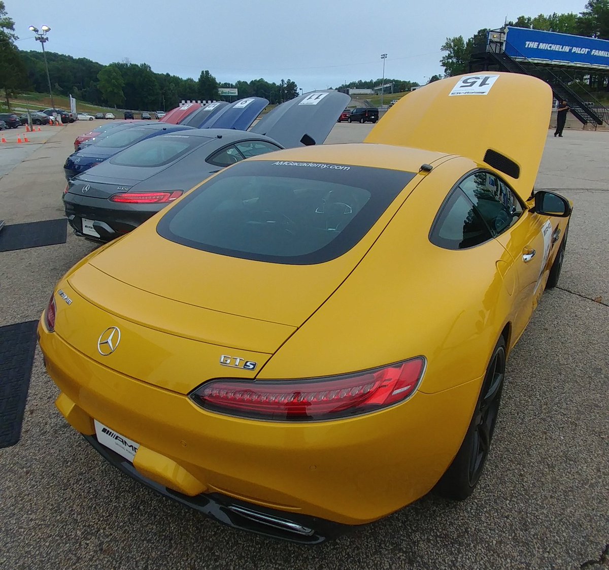 BenzBlogger's tweet photo. I've been here 30 minutes. I have 10,000 pictures. Let's do this @AMGacademy! @RoadAtlanta isn't ready for this! #AMGweek #atthetrack https://t.co/S8DbGZPiwJ