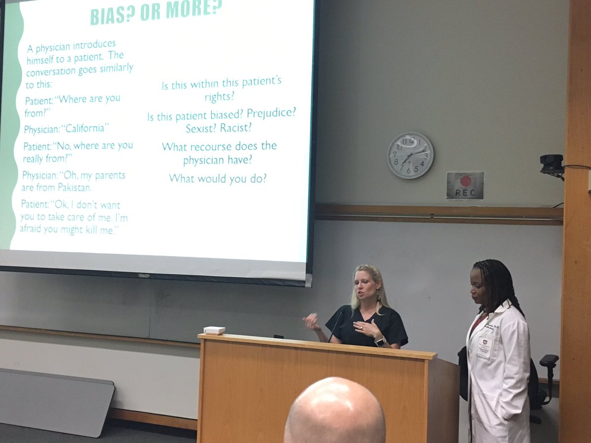 Dr. Omonele Nwokolo presenting @AnesthesiaUTH #GrandRounds on #Implicit #Bias