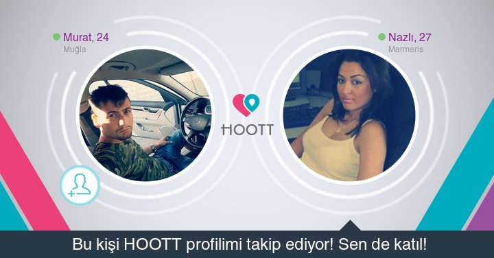 #HOOTTapp HOOTT süper! Takipçilerime gözat hemen. HOOTT ile eğlen! goo.gl/jPUaB0