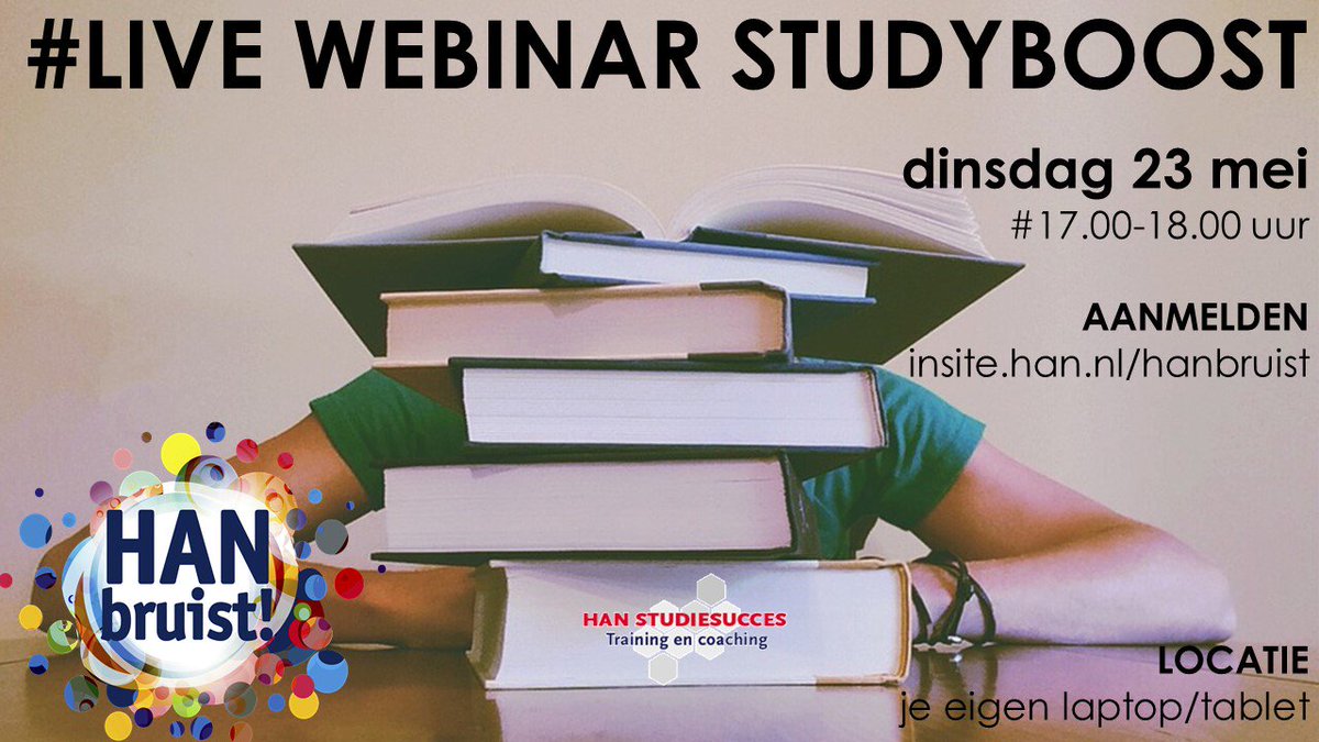 Vergeet je niet aan te melden met je ⚠️HAN E-MAILADRES!⚠️. Aanmelden kan hier: bit.ly/2qrJsX9 Meer info: insite.han.nl/hanbruist