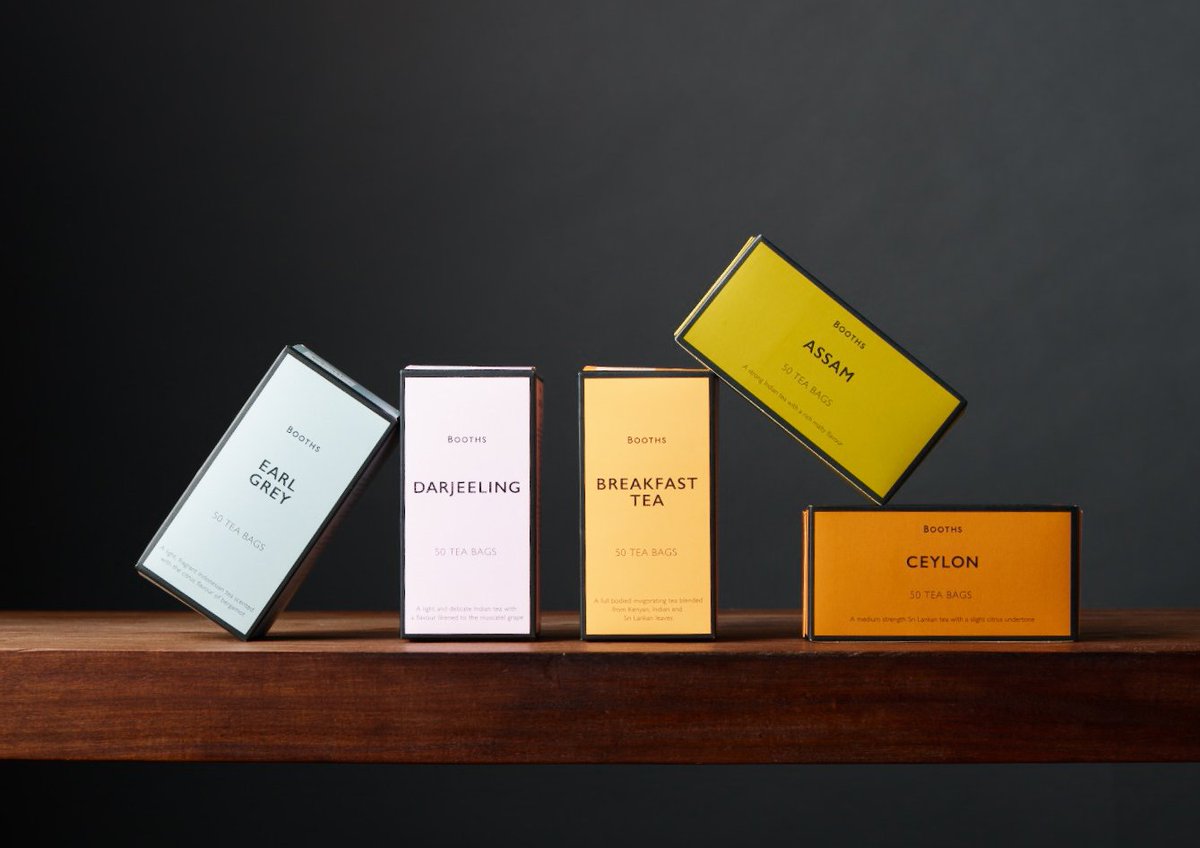 SmithandVillage's tweet photo. Our designs for @BoothsCountry tea have featured on US website @packagings https://t.co/Oa2aRBoi8q #design #Packaging https://t.co/nQjBWErQ6p