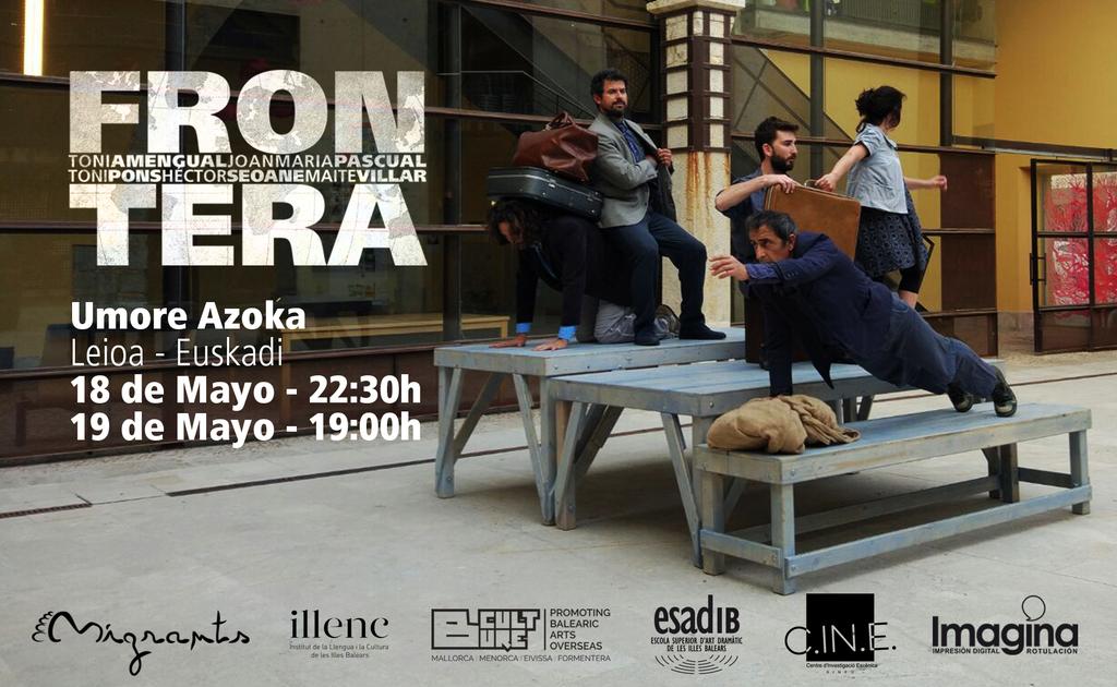 ciamigrants's tweet photo. Ya estamos de camino a #Leioa 
Hoy y mañana #Frontera en la #UmoreAzoka2017 
Muchas ganas!!!
#Illenc #StreetTheatre #PerformingArts #Theatre https://t.co/6dgvLP2UNT