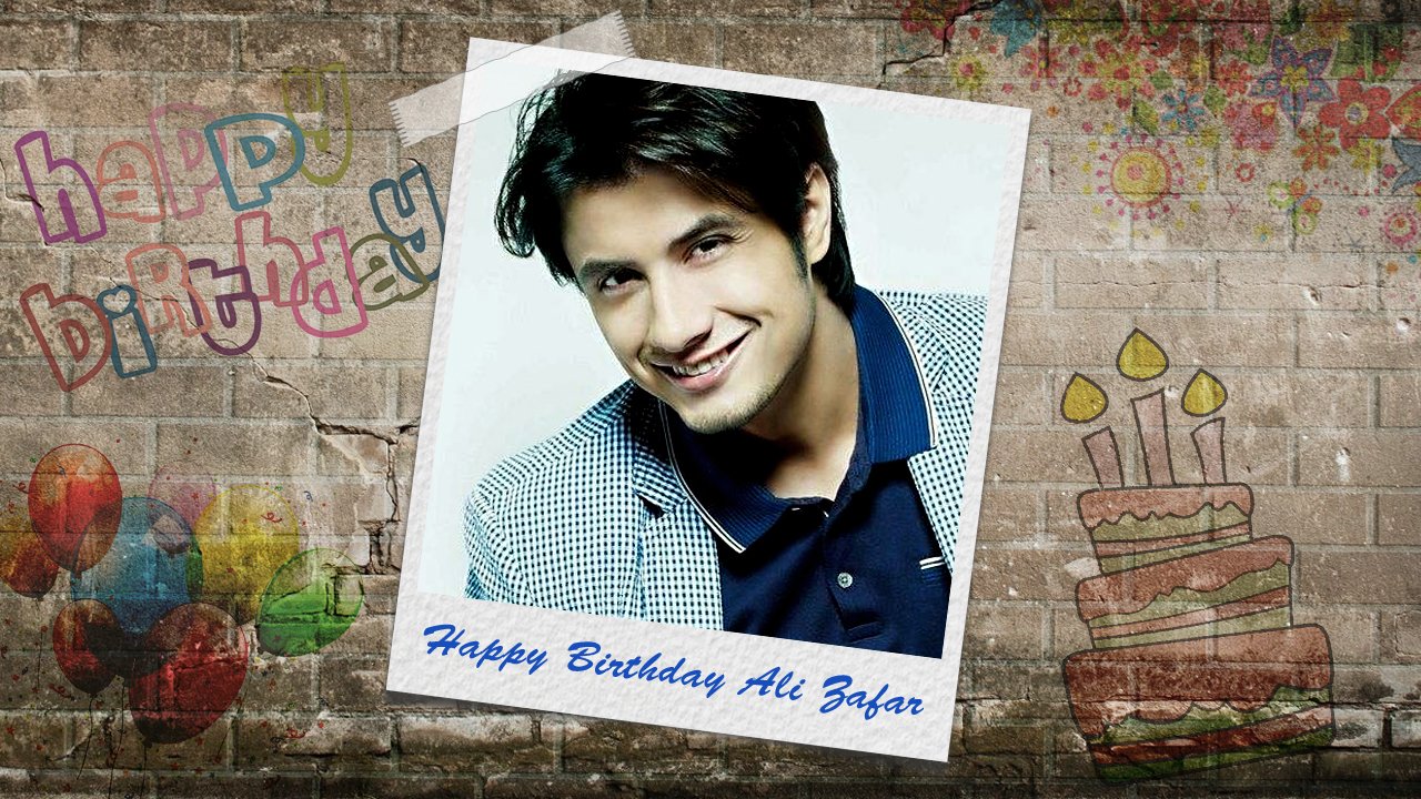 Here\s wishing the  singer-songwriter, model, actor and painter Ali Zafar a very HAPPY BIRTHDAY! 