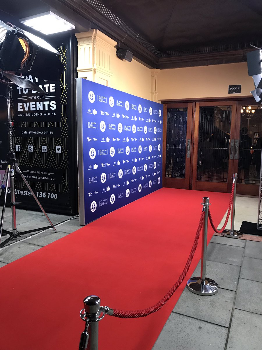 stkildafilmfest's tweet image. Getting excited! #stkildafilmfest #redcarpet #openingnight