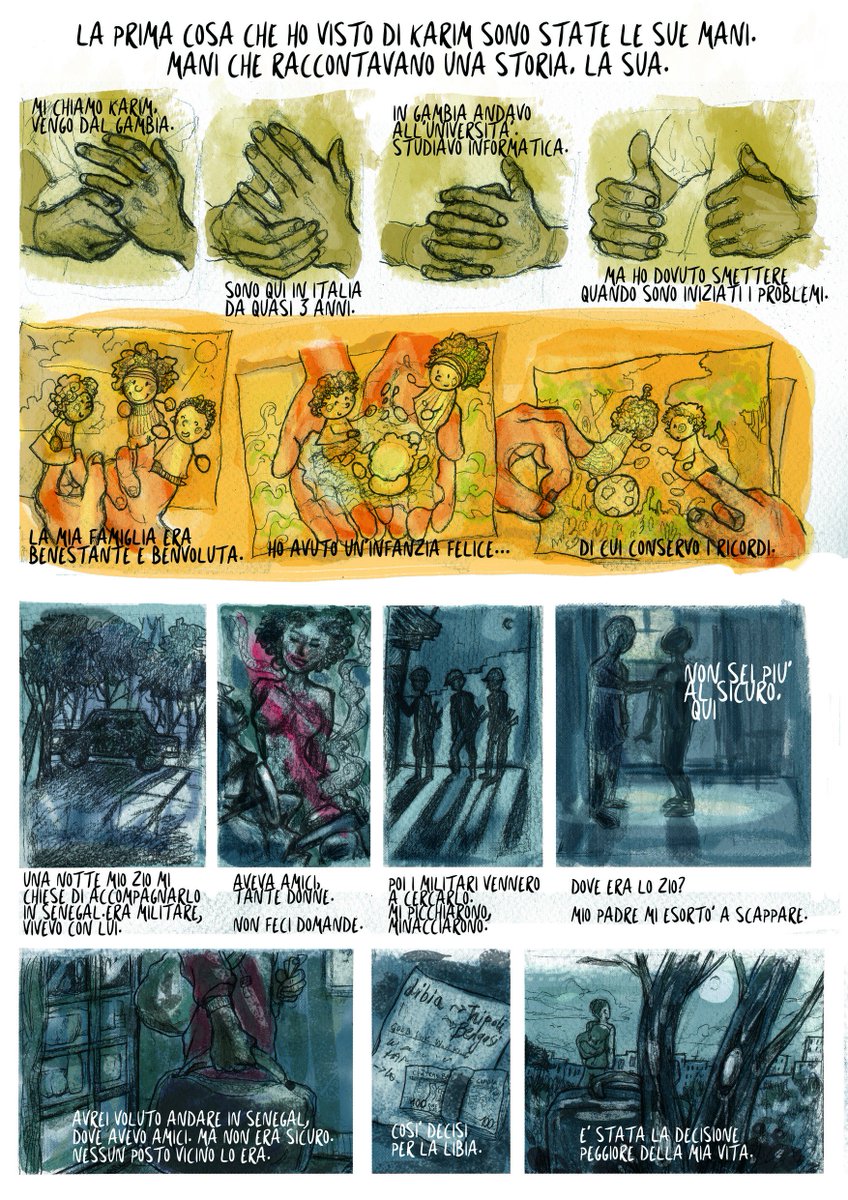 "Mi chiamo Karim,vengo dal Gambia"-Un fumetto di E. Bechis mazproject.org/karim/ <a href="/DinamoPress/">DinamoPress</a> @Wu_Ming_Foundt <a href="/MeltingPotEU/">Melting Pot Europa</a> <a href="/Cross_x_roads/">CrossRoads</a>