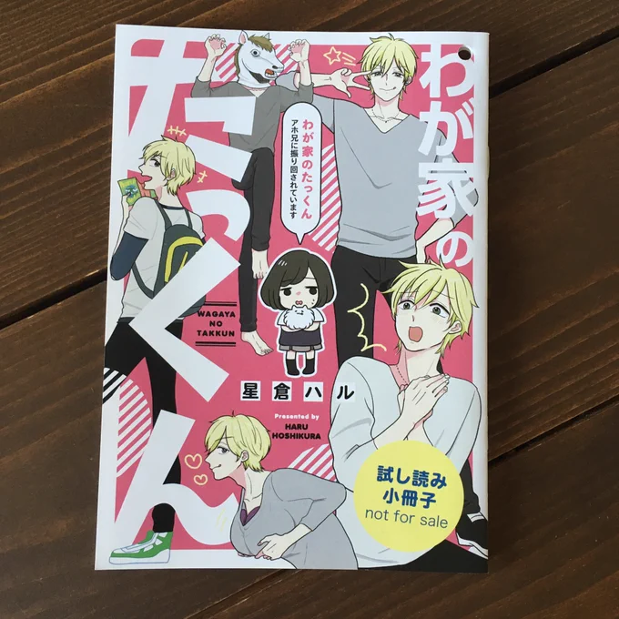 一緒に箱詰めされていたことに今気づいたんですが、こ、これ、これは、本屋さんでよく見る、あの、憧れの小冊子！！？
ありがたいー?✨✨ 