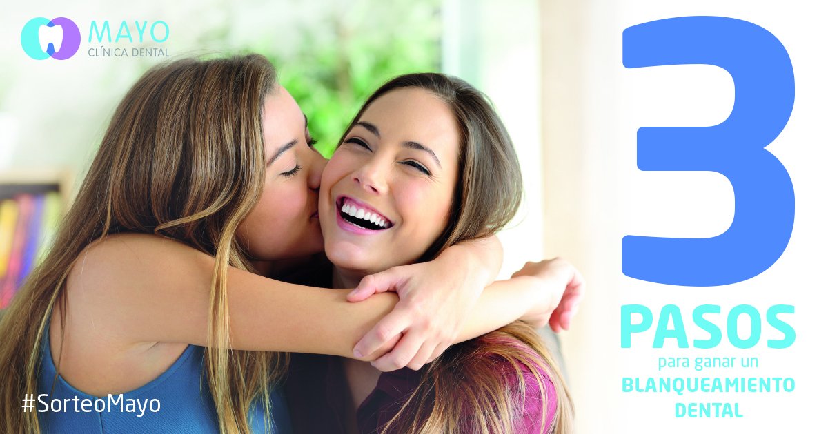 mayo_clinica's tweet photo. Gana tu #BlanqueamientoDental valorado en 350€ #SorteoMayo ;) https://t.co/vMopFAmWt8 https://t.co/hdXVpet6Yq