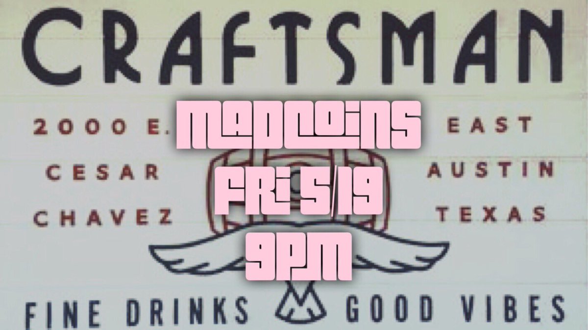 TopCoinEvents's tweet image. Our own @MadCoins has a new DJ residency on the beast side of ATX. He'll now be @CraftsmanBarATX every other Friday. #atxdjs #austinmusic