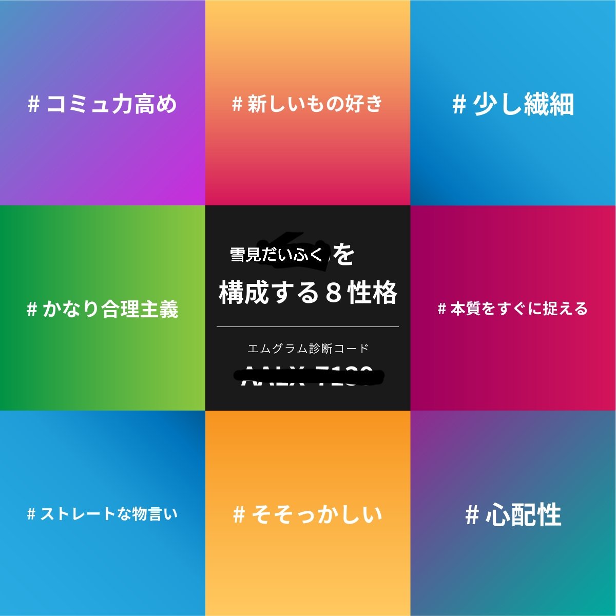 診断コードで相性がわかる