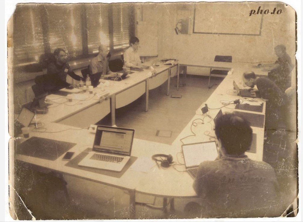 DrInventor's tweet image. Last known photo of the surviving Dr Inventor project members