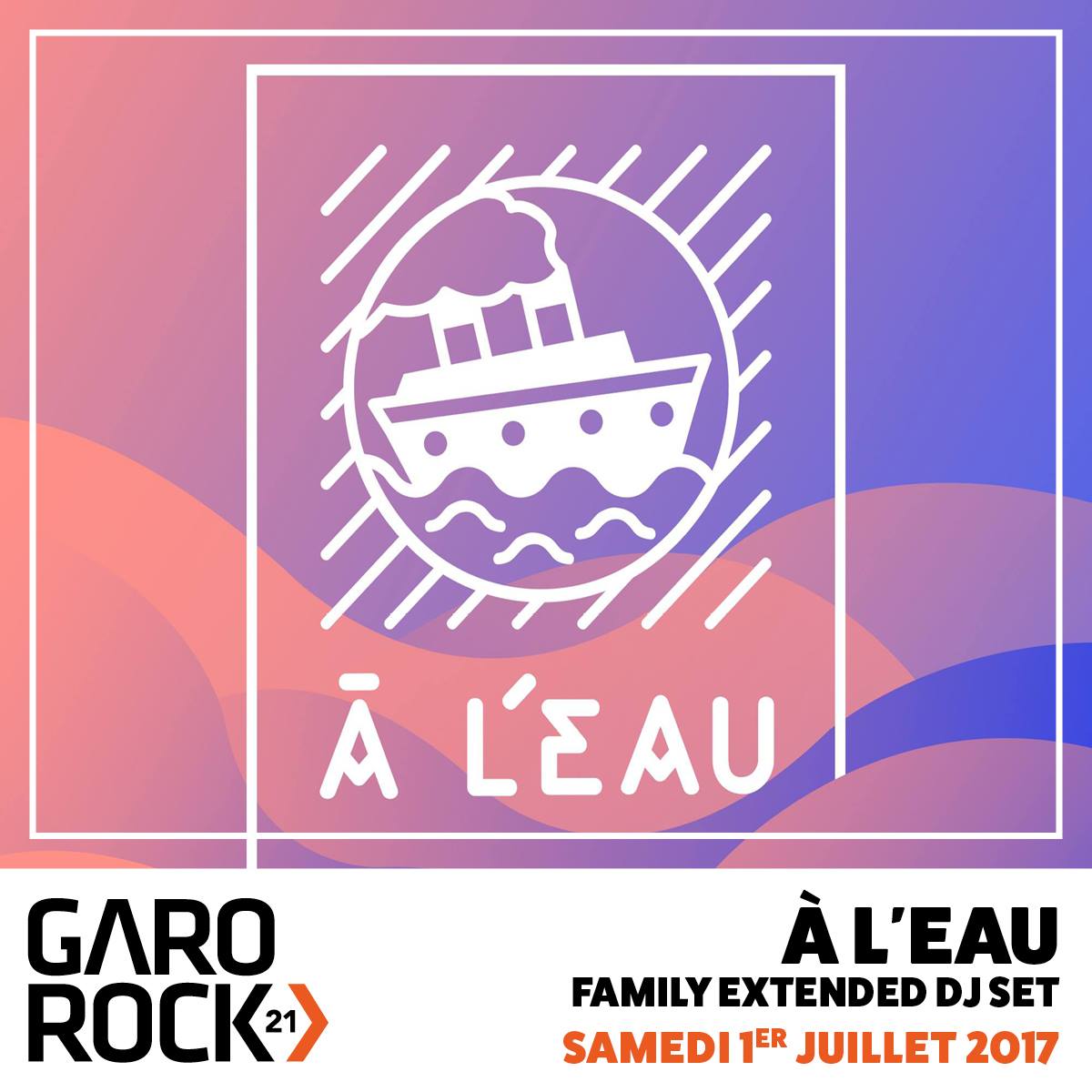 SURPRISE 🎊 On sera à @garorock le samedi 1er juillet ! On joue pendant 4h donc prenez des forces dès maintenant🐬