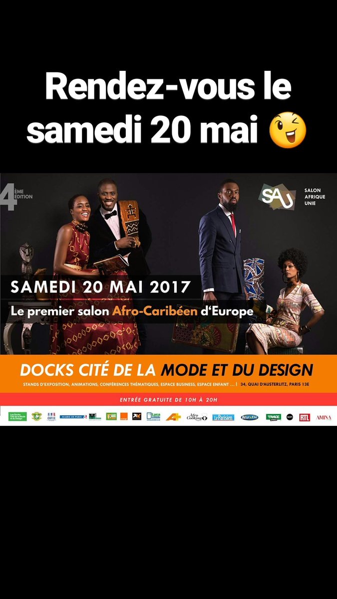 OBANE_LIFE's tweet photo. @Obane vous donne rendez-vous le samedi 20 mai 2017 aux docks cité de la mode à Paris. En exclu notre nouvelles collections. https://t.co/vkxR1AOYRX