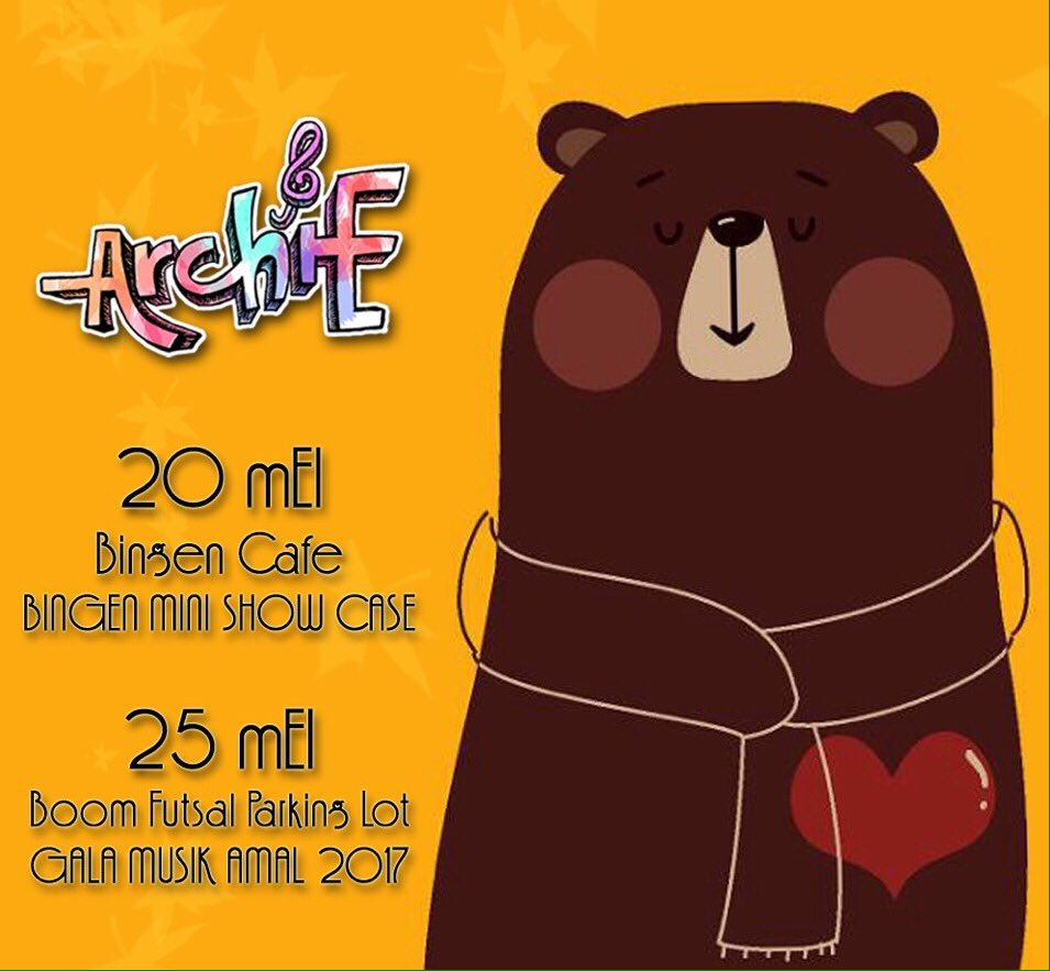 ArchiePalembang's tweet image. Sore Fellaz,
Kita berSyubidam bareng lagi yukss ☺️☺️ Ingetin tempat &amp;amp; tanggalnya yah.
• 20 Mei (Bingen Mini Show Case)
• 25 Mei (GAMAL 2017)