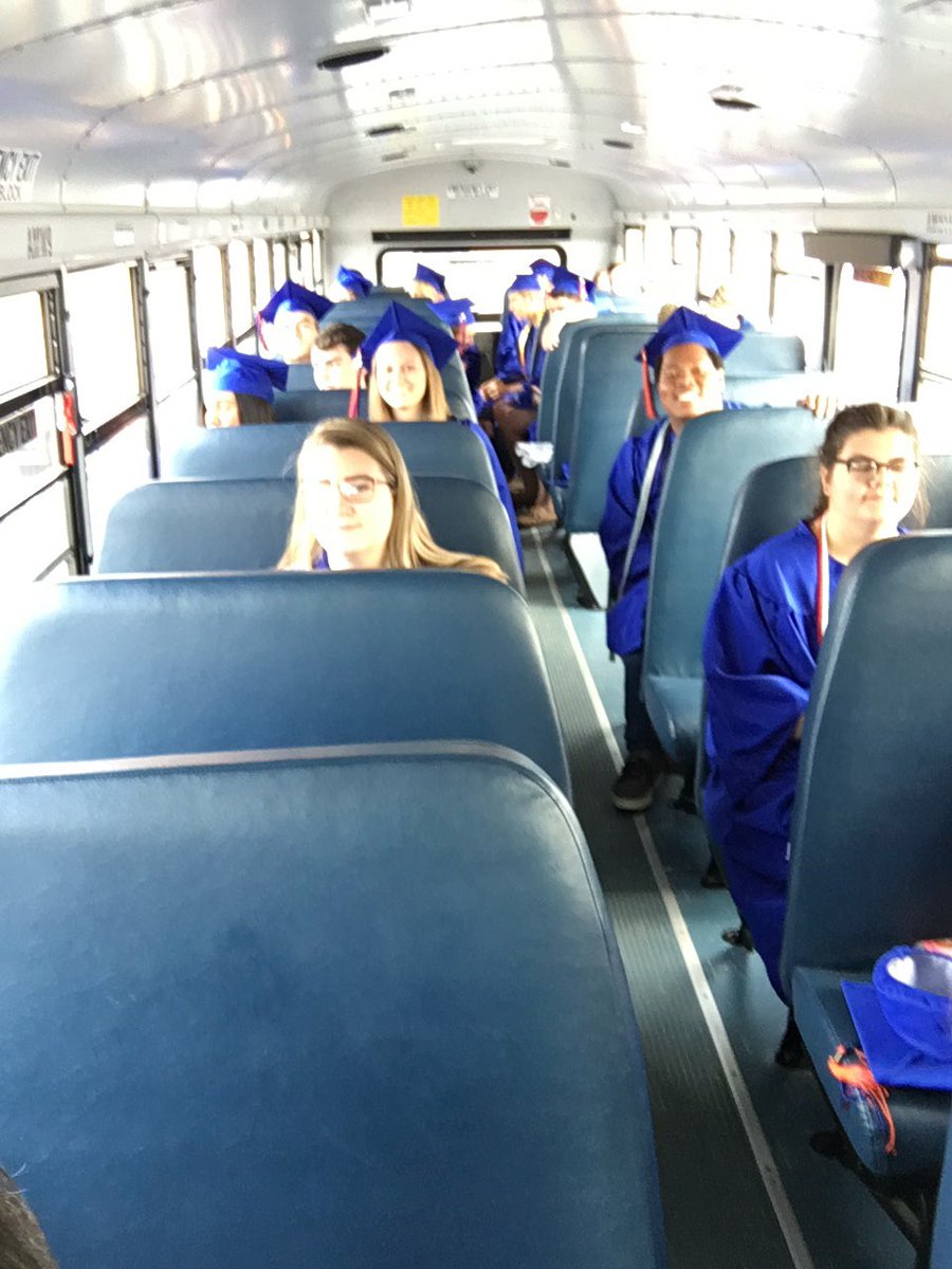 Our last bus ride together! #swhs2017