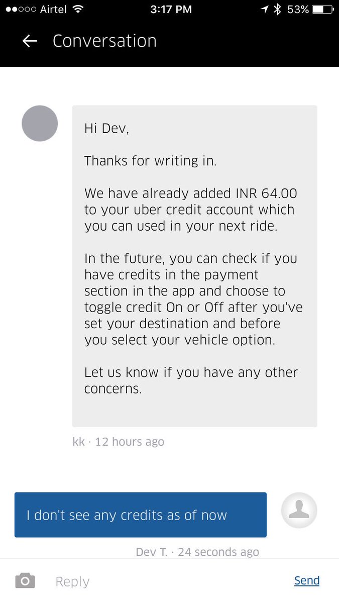 datheist9's tweet photo. @UberINSupport DM me, I will share my email.
The CSRs are pathetic and cannot solve queries. @Uber https://t.co/aRMu3FEACb