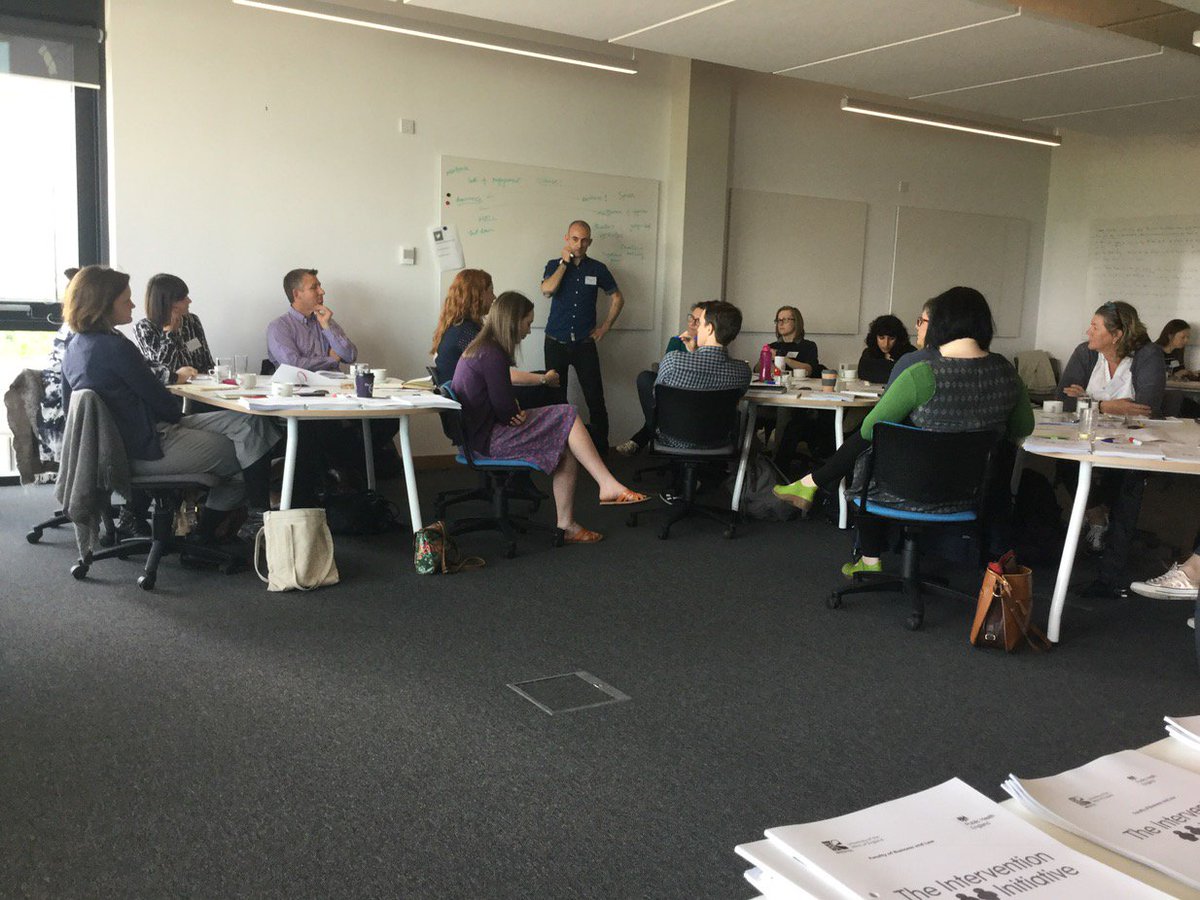 The fantastic Nathan Eisenstadt delivering training today on @UWEIntervention #uweinterventiontraining