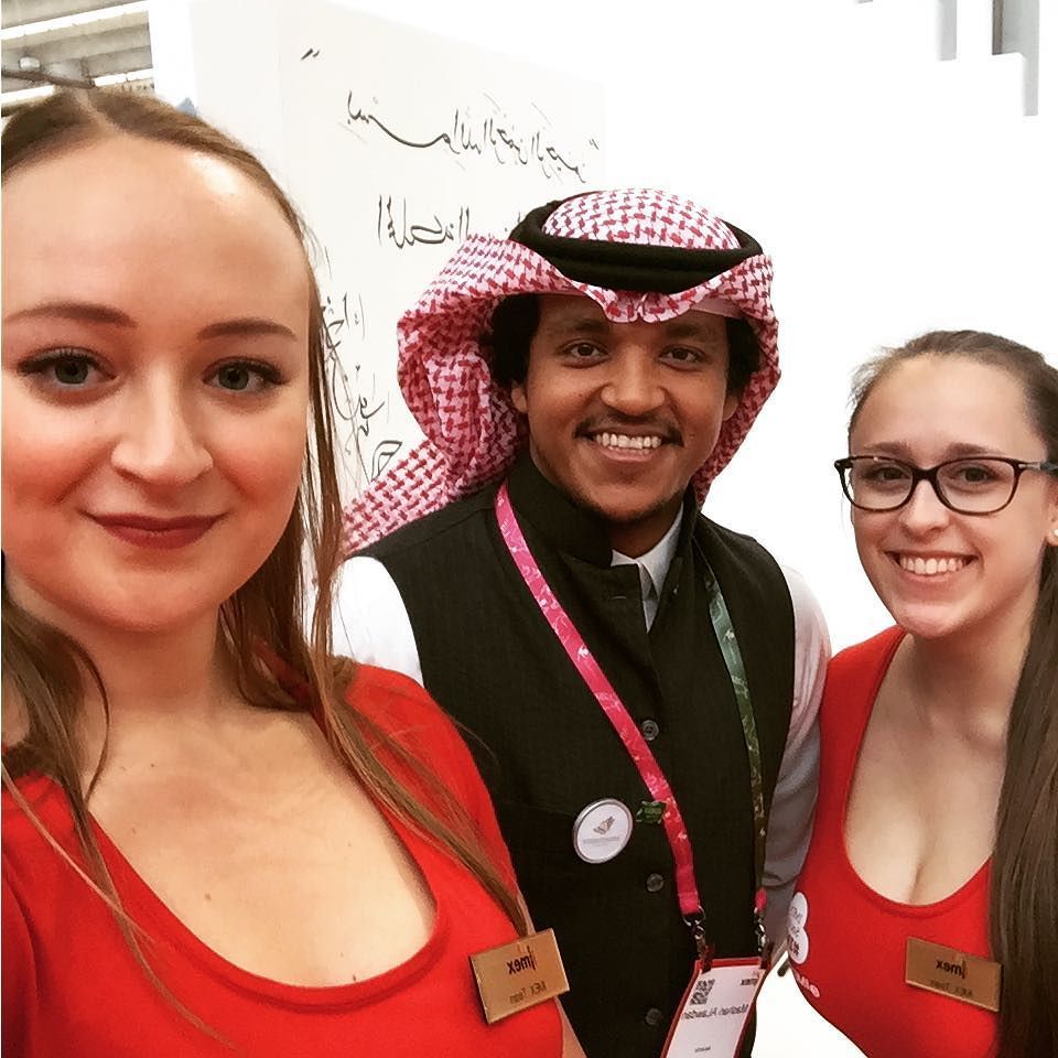 Write your name in arabic with <a href="/mshari_awdan/">مشاري العودان</a> (D600) #calligraphy #IMEX17 ift.tt/2rhrhUw