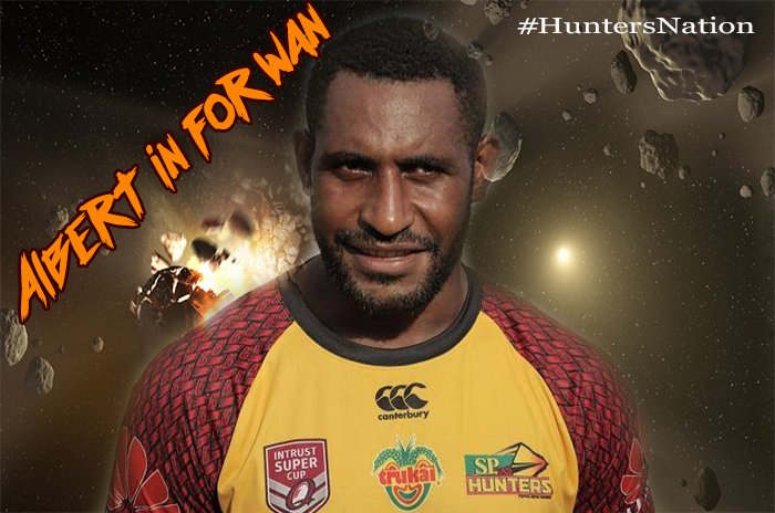 pnghunters07's tweet photo. Albert in to replace Wan..
#HuntersNation https://t.co/zZJLethm2M