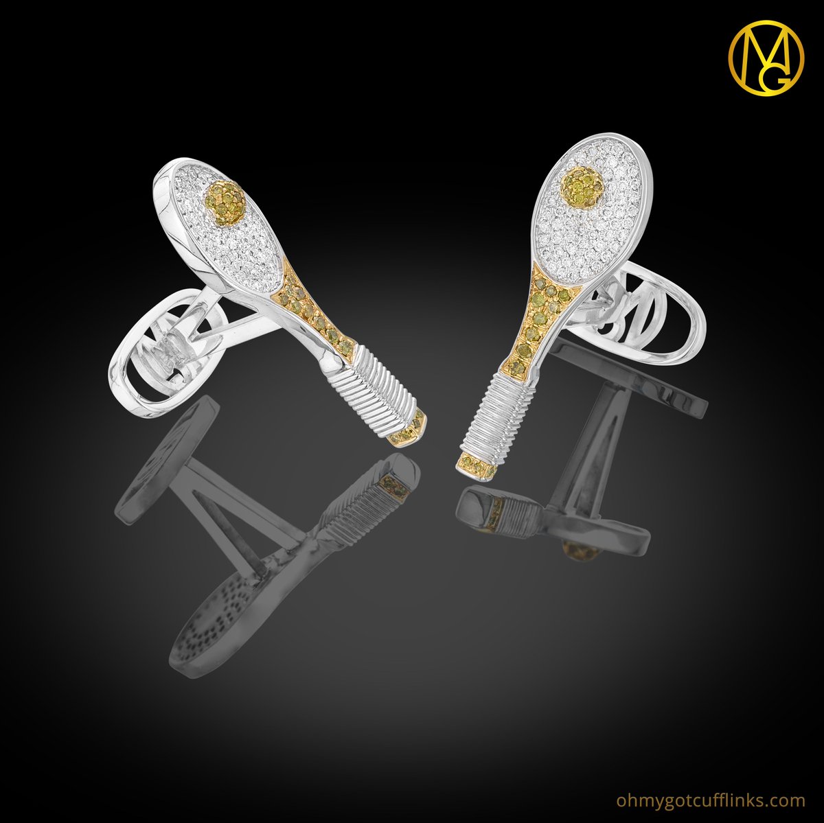 ohmygotcufflink's tweet image. D-3 before @rolandgarros French Open starts maybe time to get your #Rackets ready #luxurycufflinks #mensjewellery