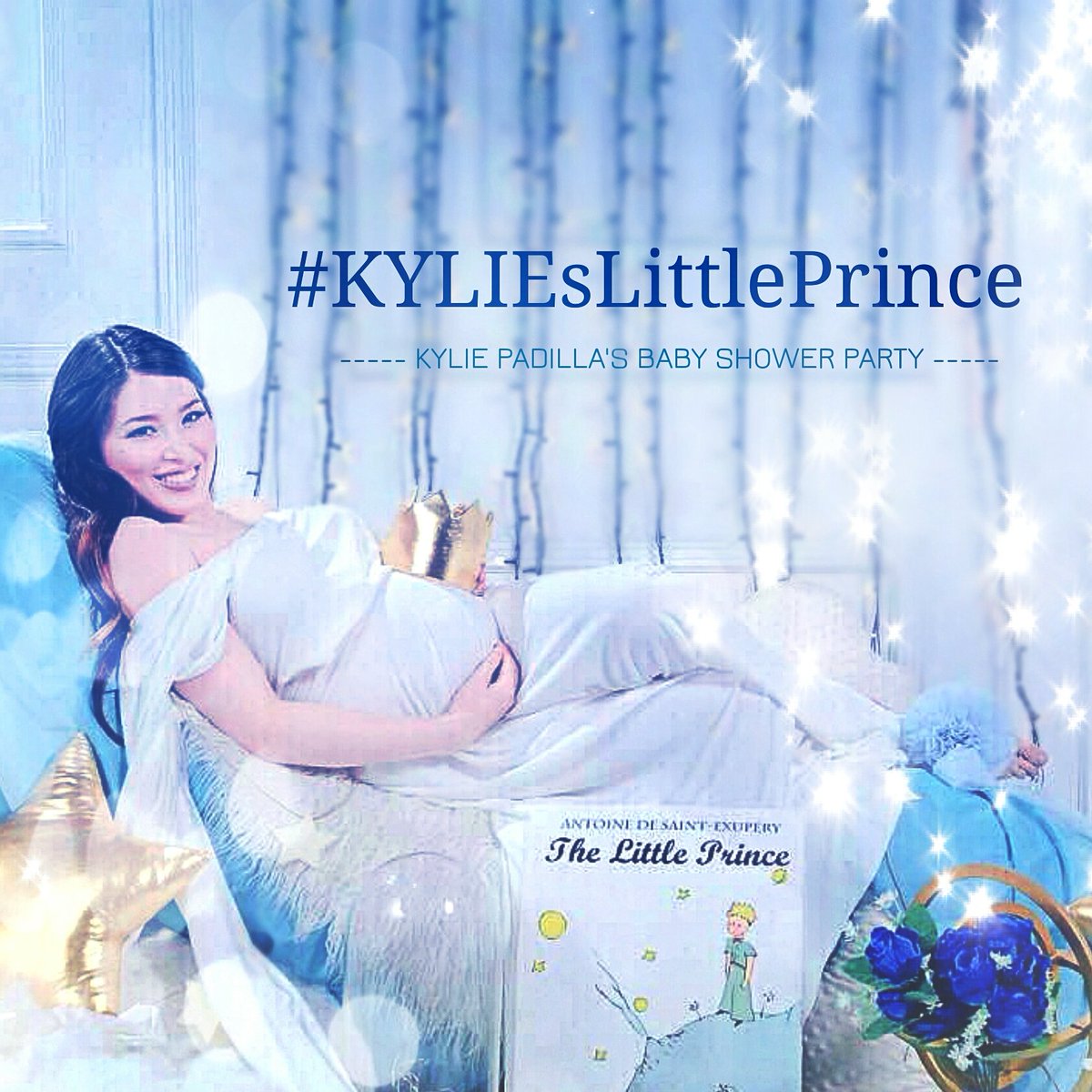 YbrAmihan2016's tweet photo. YAs! It's Kylie's Baby Shower tonight! Let's first drop our KYLIEAmihan Tagline and use #KYLIEsLittlePrince along w/ #KYRUYbrAmihanWeGotYou! https://t.co/IynZt9F3RT