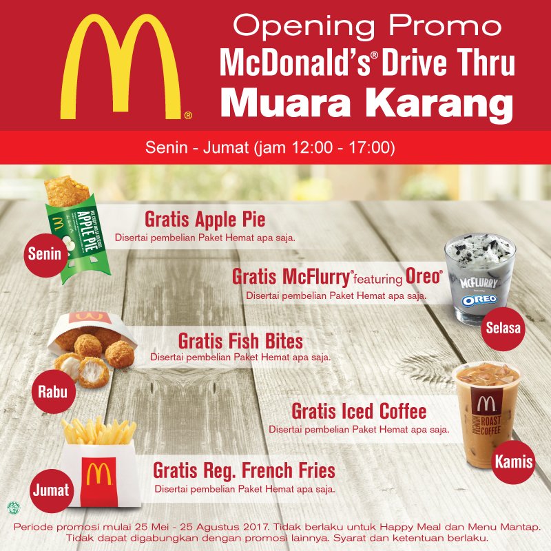 McDonald's Indonesia on Twitter: "Buat kamu di Jakarta Utara, sekarang