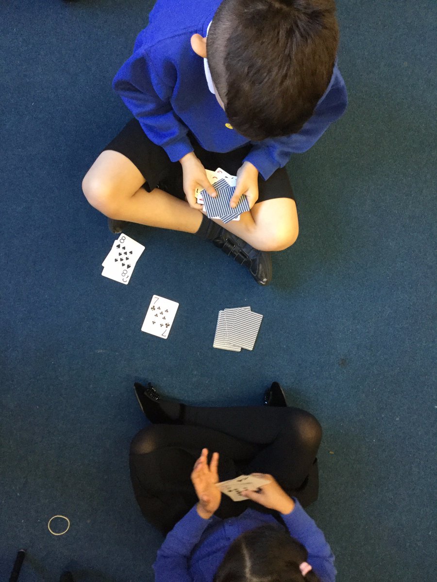 MissPaalanen's tweet image. Make Ten card game! This was so much fun! #Maths #MakeTen #CardGame @Centralprimary