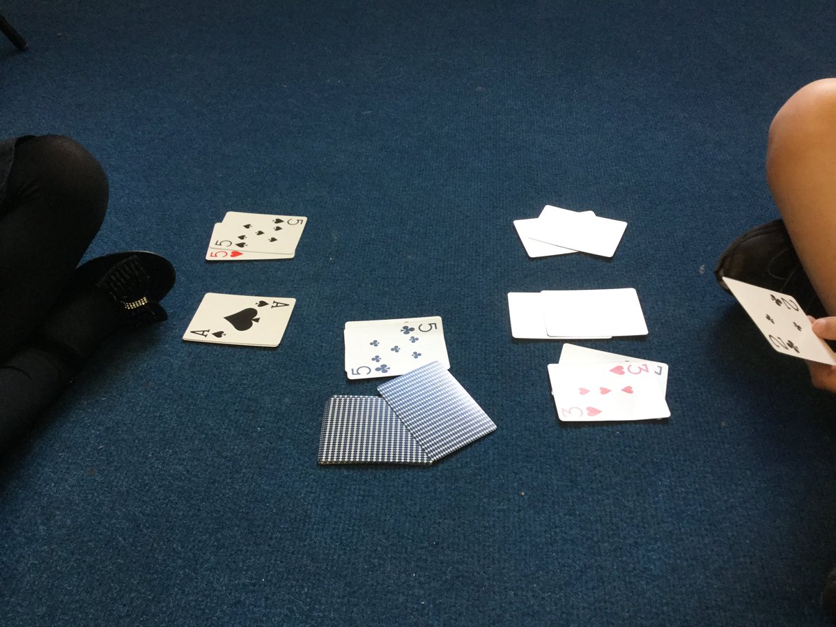 MissPaalanen's tweet image. Make Ten card game! This was so much fun! #Maths #MakeTen #CardGame @Centralprimary