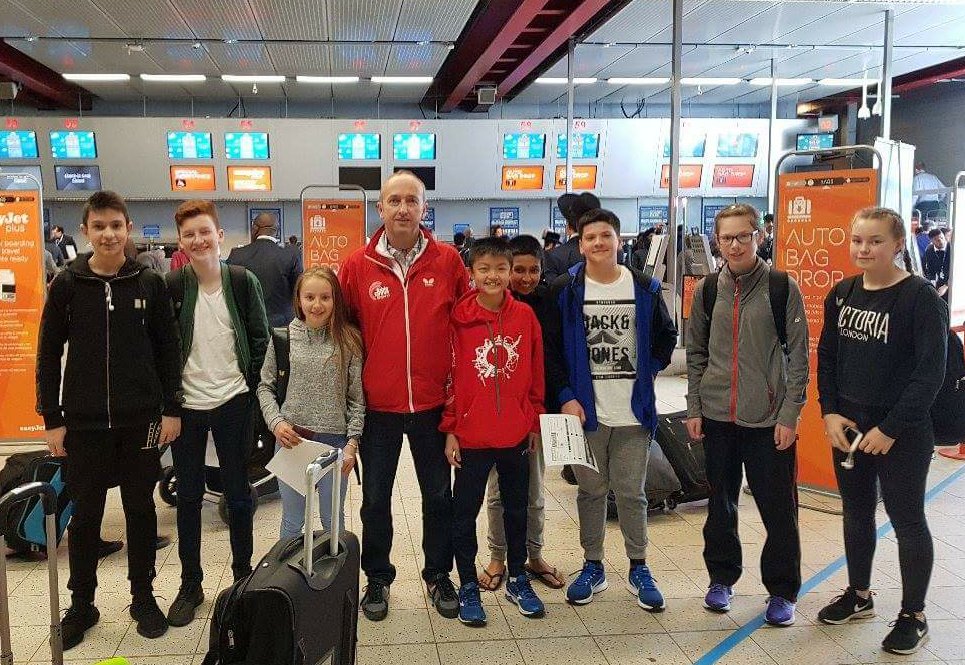 Good luck in Spain everyone! ✈🏓💪 #IttfSpanishCadetOpen #TableTennisEngland