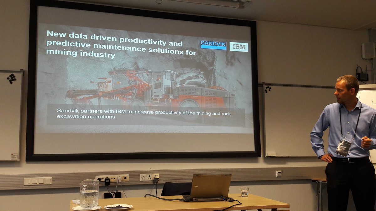 KatiLujala's tweet photo. Data driven productivity &amp; predictive maintenance for mining industry @SandvikGroup #WatsonIoT #arrowiot https://t.co/rtxXFWGIWS