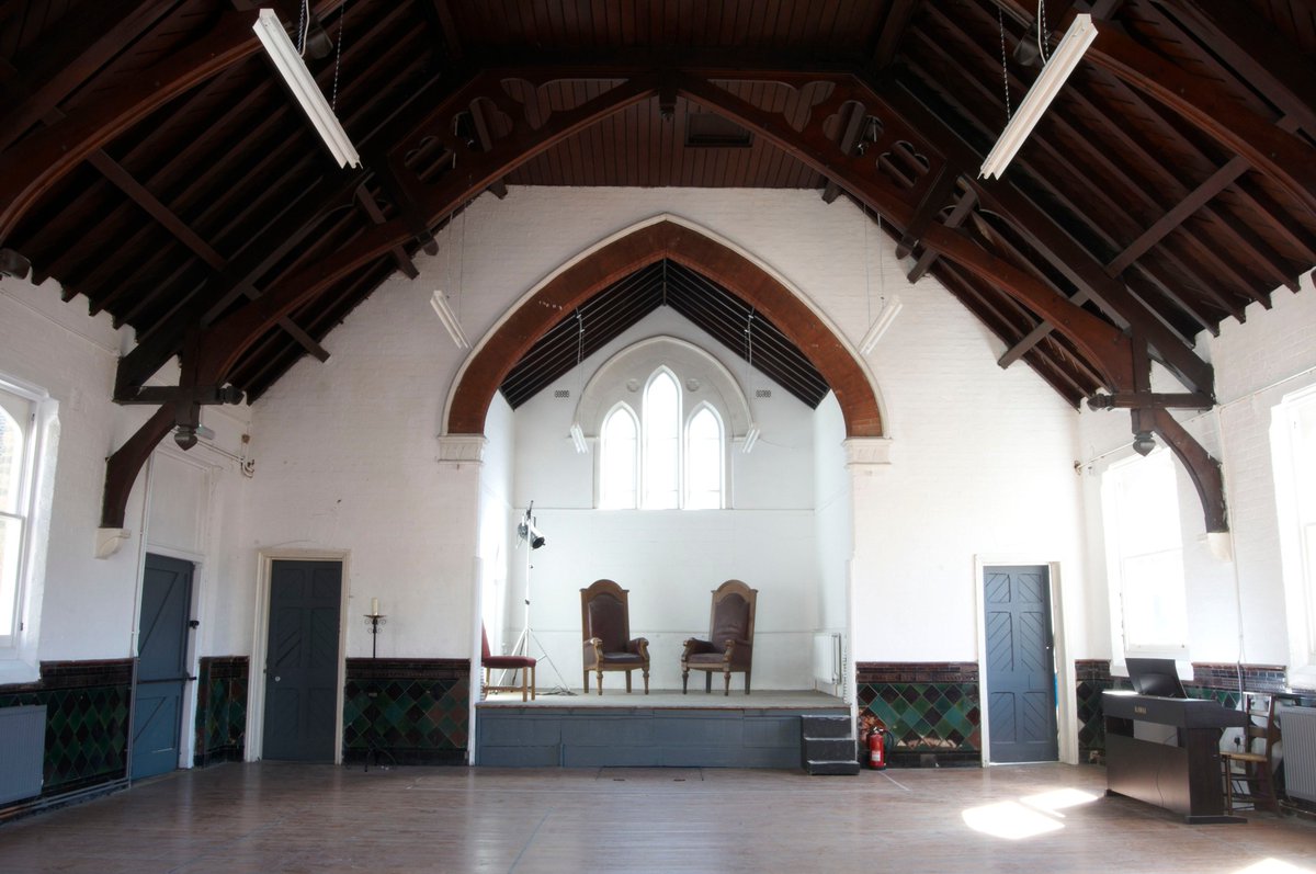 StBarnysDalston's tweet photo. Hall now available on Monday and Wednesday evenings. Affordable rates in the heart of Dalston. Contact arts@saintbarnabasdalston.org.uk https://t.co/aOYFoNLyc6