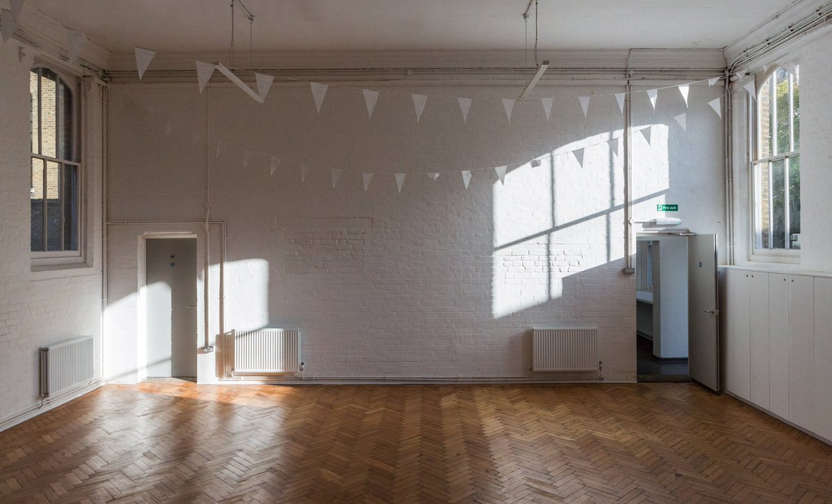 StBarnysDalston's tweet photo. Hall now available on Monday and Wednesday evenings. Affordable rates in the heart of Dalston. Contact arts@saintbarnabasdalston.org.uk https://t.co/aOYFoNLyc6