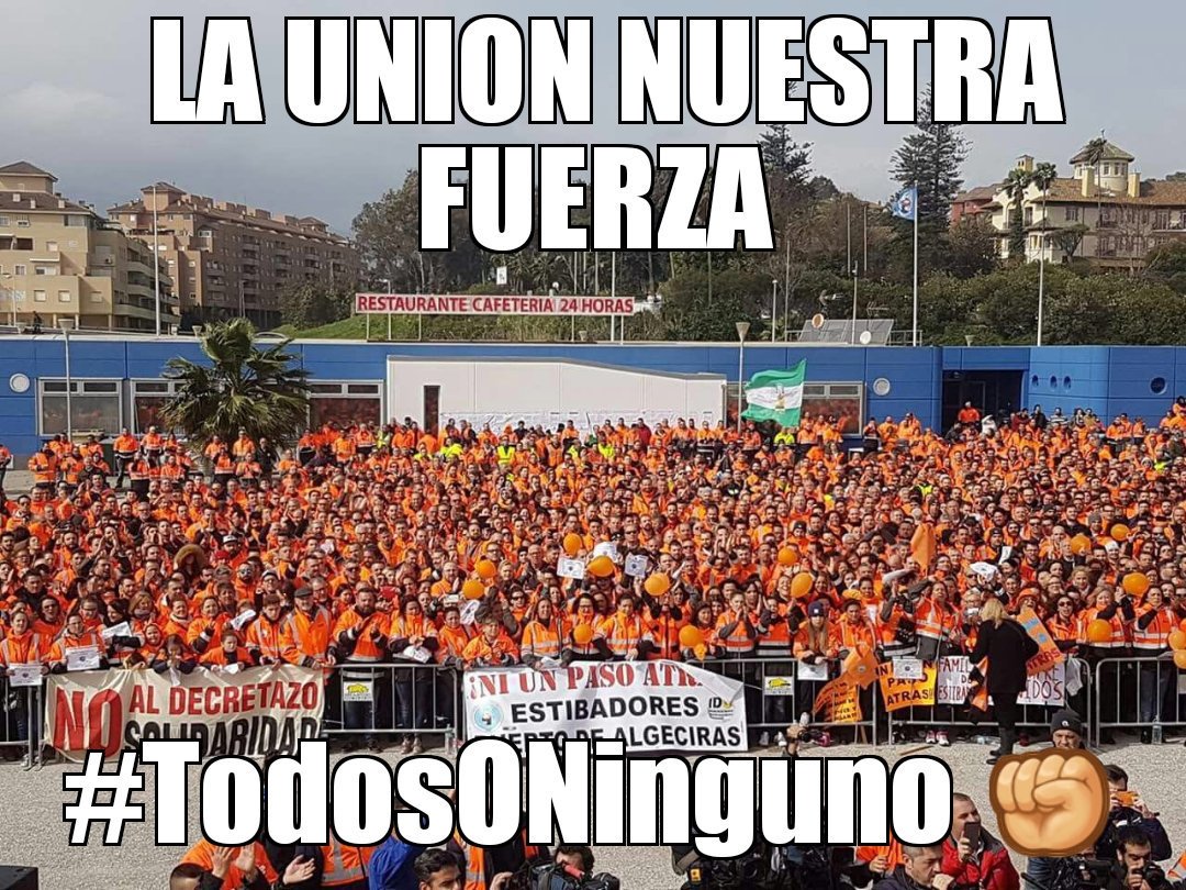 manelmarquez's tweet photo. Rendirnos jamás!
Si lucháis podéis ganar sino lo hacéis ya habéis perdido! Solidaridad!
#DecretoEstibaNo #LosPuertosNoSeVenden #TestiboMolt https://t.co/Ga9OKveXKE