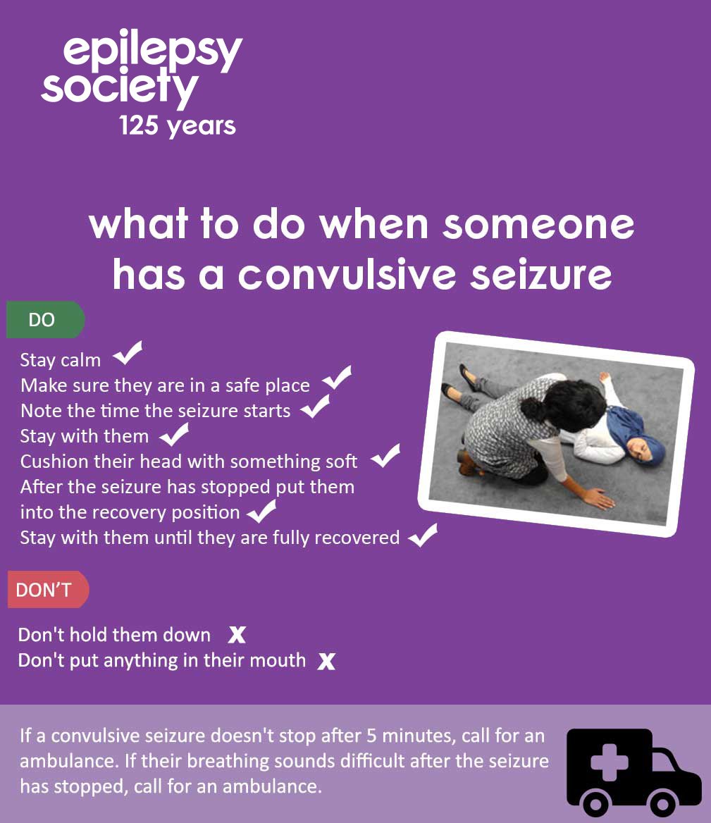 Epilepsy Society on X: &ldquo;Here&rsquo;s what to do if someone has a 