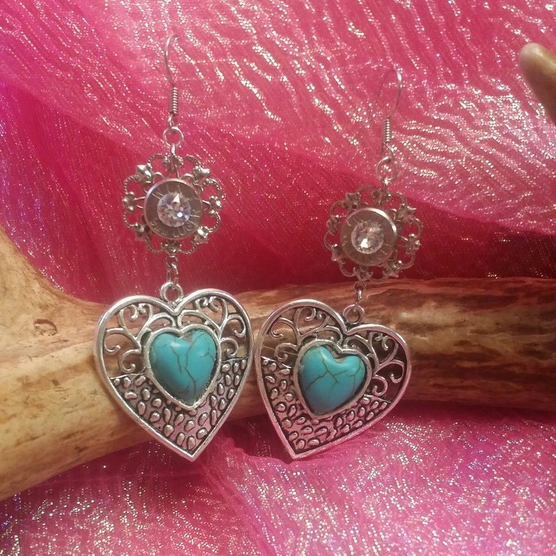 Handmade Bullet Jewelry with Genuine Swarovski Crystals💎💎RebelRounds.com #bulletjewelry #rrjewelry #rebel...