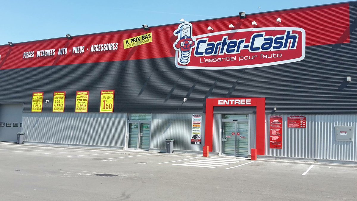 Wattreloseco's tweet photo. Nouvelle Enseigne ! Carter-Cash a débarqué à #Wattrelos dans la zone commerciale du sartel. #Wattreloséco @CarterCashAuto https://t.co/DAaLKAJzzq