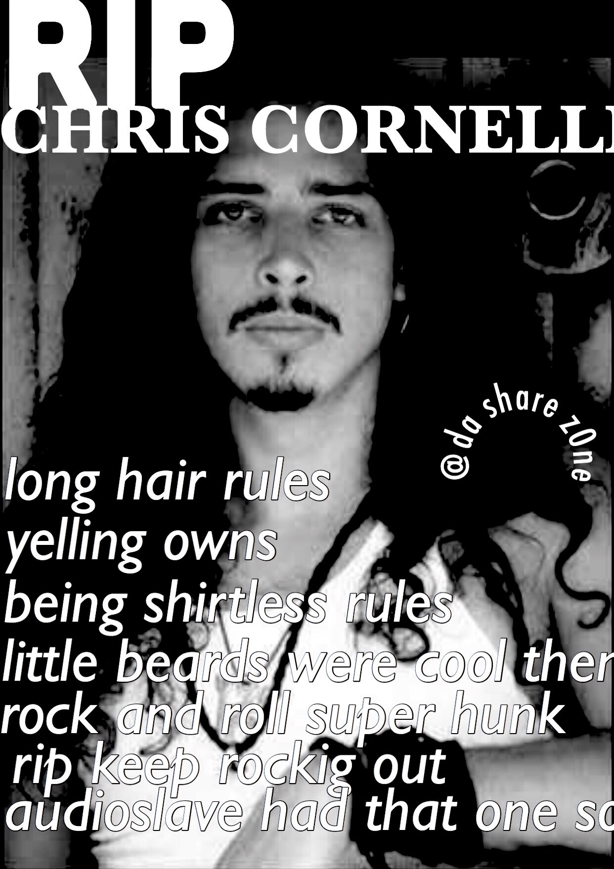 KEEP ROCK AND ROLLING OUT THERE