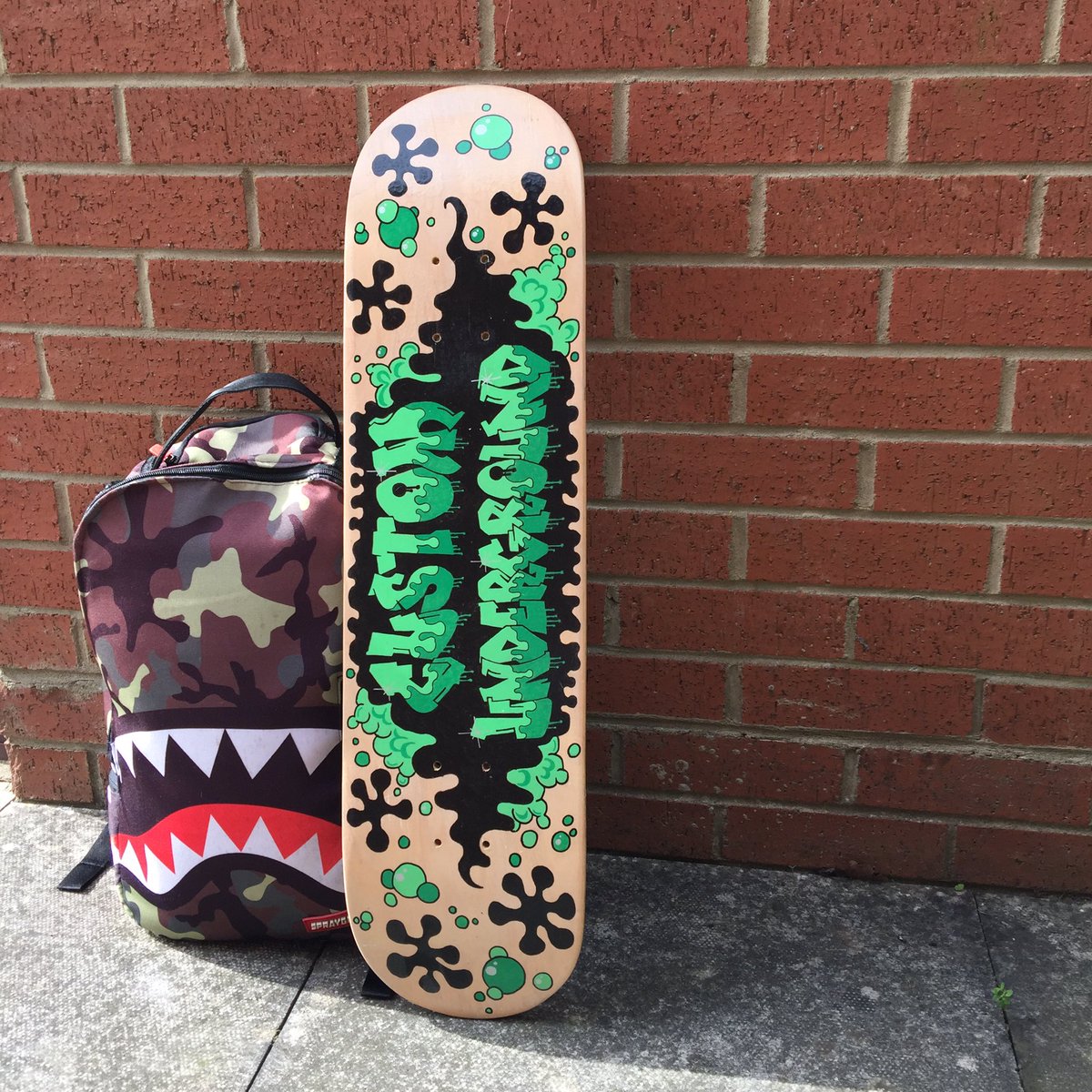 sprayground skateboard