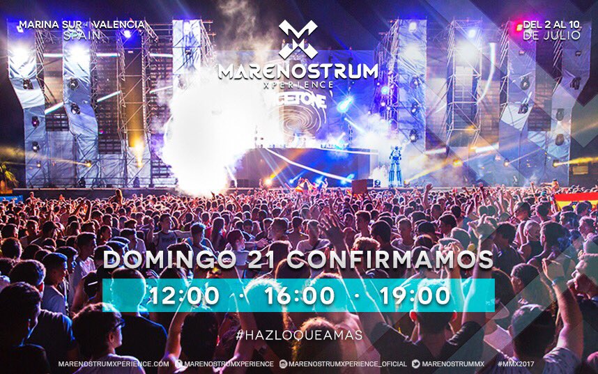 MarenostruMMX's tweet photo. DOMINGO 21 DE MAYO continuamos con las CONFIRMACIONES para #MMX2K17

¿Quién os gustaría ver en #MARENOSTRUM?

#MMXCONFIRMA #MARENOSTRUM https://t.co/DDsAJJeG0X