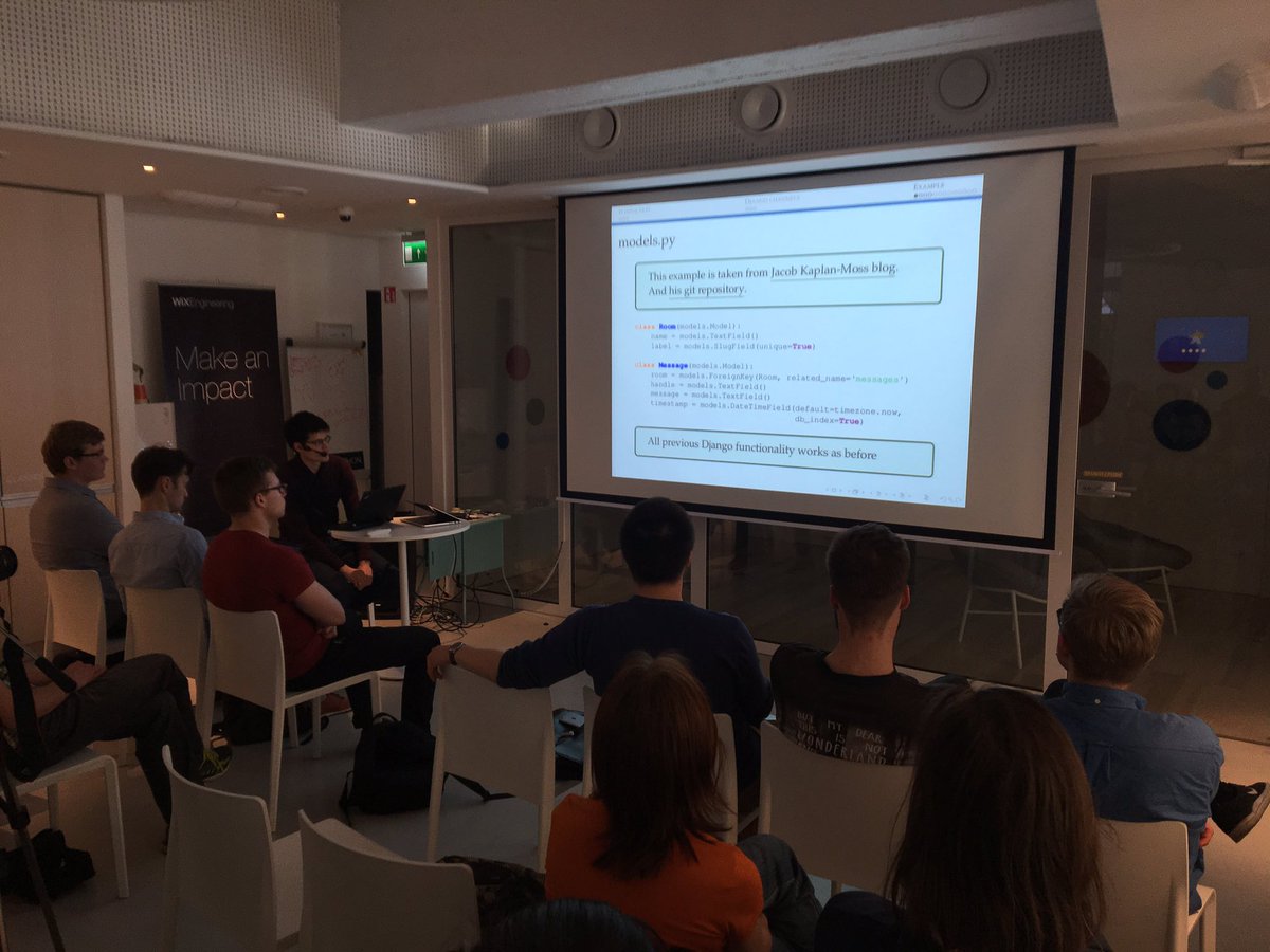 Albertas Gimbutas is giving a talk about Django Channels at VilniusPy 8.