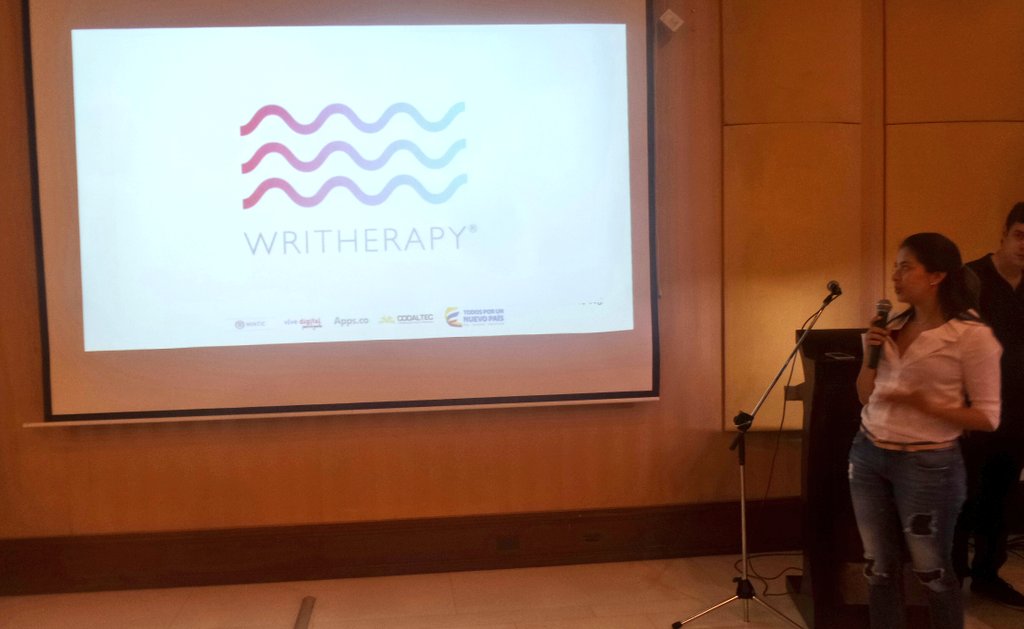 StartupcafeIces's tweet photo. WRITHERAPY es una plataforma segura para escritura libre de emociones con acompañamiento psicológico. https://t.co/HZHrAMeWTg