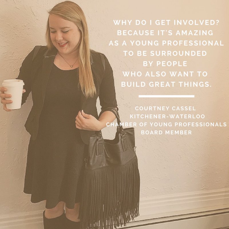 One of our very own board members, Courtney, wants you to dream big, get involved, and build great things for Waterloo Region. #YPWeekCanada