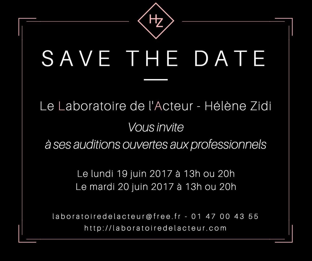 #laboratoiredelacteur #helenezidi #auditions #professionnels