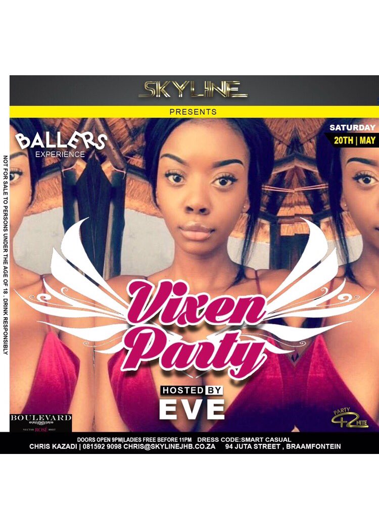 __filwe's tweet photo. Join me this Saturday @Skylinejhb https://t.co/6ijmK5EKoL