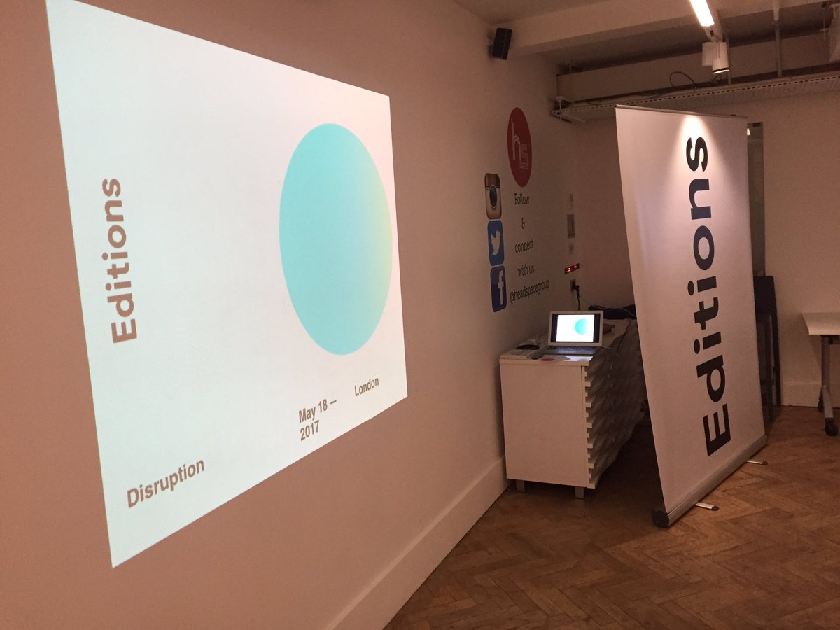 simonharmer's tweet image. We are ready to go! @Editions_Events kicking off shortly.