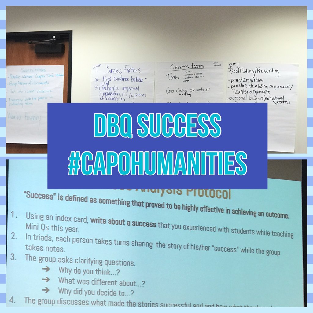judyblakeney's tweet photo. .@nmglassen DBQ Success #CapoHumanities #piccollage @capopd @patterson_capo https://t.co/JoLMyicRnE https://t.co/6dGRmfFwSU